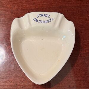 Staatl Fachingen Cream Ceramic Dish